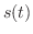 $s(t)$