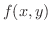 $f(x,y)$