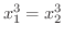 $\displaystyle x_{1}^3 = x_{2}^3$
