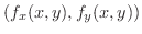 $(f_{x}(x,y), f_{y}(x,y))$