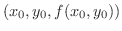 $(x_{0},y_{0},f(x_{0},y_{0}))$