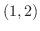 $(1,2)$