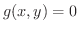 $g(x,y) = 0$
