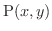 ${\rm P}(x,y)$