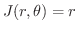$J(r,\theta) = r$