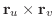 ${\bf r}_{u}\times{\bf r}_{v}$