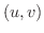 $(u,v)$