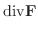 $\displaystyle {\rm div} {\bf F}$