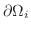 $\partial \Omega_{i}$