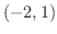 $(-2,1)$