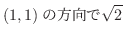 $\displaystyle{(1,1){\rm ̕}\sqrt{2}}$