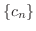 $\{c_{n}\}$
