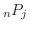 ${}_n P_{j}$