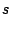 $\displaystyle s$