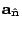 $\displaystyle {\bf a}_{\hat{\bf n}}$