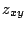 $\displaystyle z_{xy}$