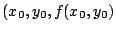 $ (x_{0},y_{0},f(x_{0},y_{0})$