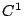 $ C^{1}$