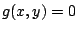 $ g(x,y) = 0$