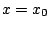 $ x = x_{0}$