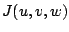 $\displaystyle J(u,v,w)$