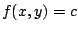 $ f(x,y) = c$