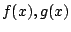 $ f(x),g(x)$