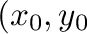 $(x_{0},y_{0}$