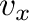 $\displaystyle v_{x}$