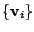 $ \{{\bf v}_{i}\}$