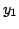 $ y_{1}$