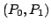 $\displaystyle (P_{0},P_{1})$