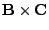 $ {\bf B} \times {\bf C}$