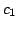 $ c_{1}$