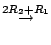 $\displaystyle \stackrel{2 R_{2} + R_{1}}{\rightarrow }$