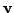 $ {\bf v}$