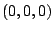 $ (0,0,0)$