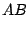 $\displaystyle AB$