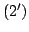 $ (2^{\prime})$