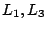 $ L_{1},L_{3}$