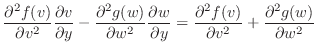 $\displaystyle \frac{\partial^{2} f(v)}{\partial v^{2}}\frac{\partial v}{\partia...
...c{\partial^{2} f(v)}{\partial v^{2}} + \frac{\partial^{2} g(w)}{\partial w^{2}}$